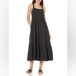 The Drop Elegant Black Maxi Dress